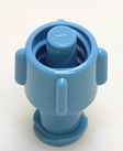 Universal Male/Female non-vented cap, light blue. Material: Polycarbonate. Model 1137