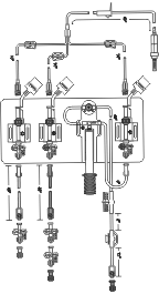 Deltran® Plus Blood Collection System (Trifurcated), Pole Mount Kit. Model AB3-400-6