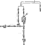 Deltran® Blood Pressure Transducer 2X1 System Includes: Micro Administration Set (Bifurcated), Flush Device, 2-Way Stopcock, two ea. 48" Pressure Tubing, and two ea. 3-Way Stopcocks. Model DPT-248DL